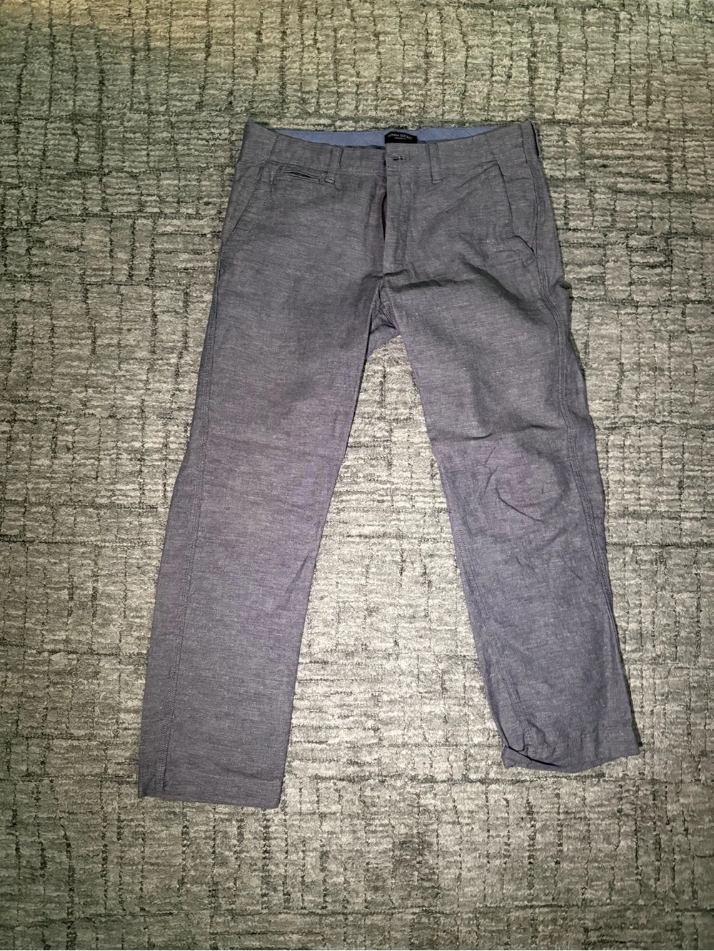 Banana Republic Men's Light Gray Dress Pants